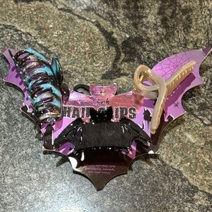 Halloween Bat Hair Clips Set